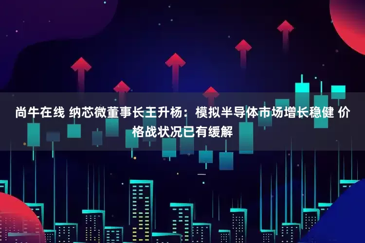 尚牛在线 纳芯微董事长王升杨：模拟半导体市场增长稳健 价格战状况已有缓解